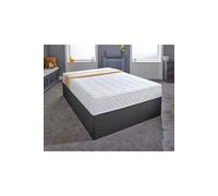 eXtreme Comfort Ltd Diamond Wave Innerspring Mattress 9 Inch Deep Quilted Sleep Surface in White | Size: Small Single eXtreme Comfort Ltd White Small Single
