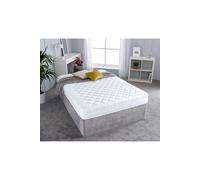 eXtreme Comfort Ltd Extreme Comfort The Darcy Diamond Cooltouch Micro Quilted Conventional Spring Mattress in White | Size: EU King eXtreme Comfort Ltd White EU King