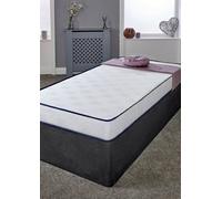 Extreme Comfort Ltd, Single - 3Ft, Damask Dual Sided Flat Sleep Surface Kids Value Essentials Foam Free Spring Mattress
