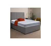 eXtreme Comfort Ltd Spring Coil Diamond Grey Essentials Mattress Foam Free Spring Coil in White | Size: Double eXtreme Comfort Ltd White Double