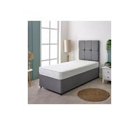 eXtreme Comfort Ltd Wave Design Sprung Mattress Soft Feel Deep Quilted Sleep Surface in White | Size: Single eXtreme Comfort Ltd White Single