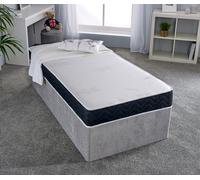 eXtreme Comfort Mars Black Border Hybrid Mattress - 17cm Deep, Medium-Soft Feel - Black - 1 - European Single Mattress (90cm x 200cm)