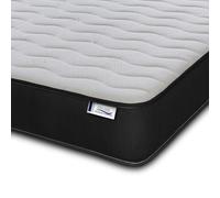 eXtreme Comfort Shorty Memory Foam Sprung Mattress - Coil Springs & Memory Foam Layer - Black - 1 - 4ft6 Double Mattress (135cm x 190cm)