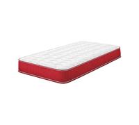 eXtreme Comfort Shorty Memory Foam Sprung Mattress - Coil Springs & Memory Foam Layer - Red - 1 - 3ft Single Mattress (90cm x 190cm)