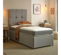 eXtreme Comfort Sirocco Airflow Hybrid Mattress - 18cm Deep, Spring & Memory Fibre Support - White - 1 - 3ft Single Mattress (90cm x 190cm)