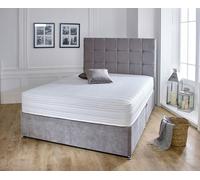 eXtreme Comfort Straight Line Hybrid Mattress - Memory Foam & Spring Support - White - 1 - European Single Mattress (90cm x 200cm)