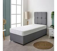 eXtreme Comfort Wave Design Sprung Mattress - Soft Feel, Deep Quilted Sleep Surface - White - 1 - European Single Mattress (90cm x 200cm)