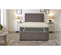 eXtreme Comfort Westwood Fabric Mattress Topper - 3" Deep, Plush Comfort, Breathable Design - White - 1 - 3ft Single Mattress (90cm x 190cm)