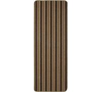 eXtreme Dandy By William Armes, Ios Stripe Indoor Washable Extra Long Runner, Chocolate, 240 X 67Cm