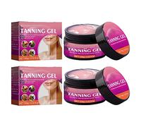 Extreme Dark Intensive Tanning Luxe Gel,Extreme Dark Intensive Tanning, Sunbed Tanning Accelerator,Peachapple Tanning Gel, Intensive Soft Brown Tanning Accelerator Cream (Peach 2PC)