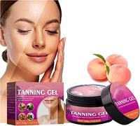 Extreme Dark Intensive Tanning Luxe Gel, Intensive Tanning Accelerator Cream, Natural Tanning Lotion, Dark Tanning Gel Achieve a Natural Tan Skin (Peach-1pcs)