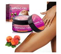 Extreme Dark Intensive Tanning Luxe Gel, Peach/Watermelon Tanning Gel, Tanning Accelerator Lotion, Intensive Tanning Luxe Cream, Dark Tanning Gel Achieve A Natural Tan Skin (Peach)