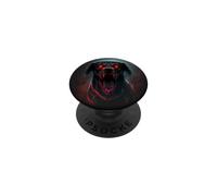 Extreme dog with red eyes PopSockets Adhesive PopGrip
