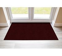 eXtreme Door Mats for Indoor | 1m x 1m Heavy Duty Entrance Matting for Hallways, Kitchen, & Office | Non-Slip, Dirt Trapper, and Super Absorbent Barrier Mat for Front & Back Door Entrance - Red