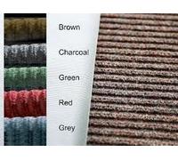 eXtreme® ENTRANCE MATTING - DOORWAY MATTING - RIBBED HEAVY DUTY ENTRANCE MATTING - BARRIER MATTING MAT 2m Wide (GREEN, 2m x 2m)