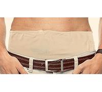 EXTREME EXTEME Beige Horizontal Stoma Belt - Ostomy Support Belt for Comfort & Secure Fit - Adjustable & Breathable Design for Everyday Wear (Left Side, Size 4 = 36" to 38")