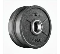 Extreme Fitness Rubber Olympic Weight Plate Sets 2" Barbell - Grip Handles for Strength Training and Weightlifting - 1.25 to 25kg Pairs (2.5KG x 2)