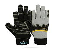 Extreme Grip Sailing Gloves Strong Amara Enforced Palm Breathable Full Finger Boating Gloves | Skiing | Sailing | Boating | Fishing | Canoeing | Kayaking | Riding | Indoor-Outdoor Xlarge