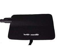 Extreme Heat Protection Safety Mat with Storage Pouch for GHD Hair Straighteners and Tongs etc (Black)