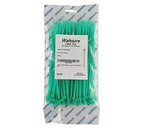 Extreme High Heat Resistant Cable Zip Ties 8 Inch Heavy Duty Green Zipties 100pcs,Weather Proof Plastic Tie Wraps Heat Stabilized 40 Pounds Tenstil Strength for Duct,Apply to Temp 266 Degree F