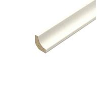 eXtreme Laminate Scotia Beading - 2.4m x 20 Lengths Floor Edging Strip - Durable, Long-Lasting, and Versatile Floor Beading, White