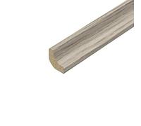 eXtreme Laminate Scotia Beading - 2.4m x 5 Lengths Floor Edging Strip - Durable, Long-Lasting, and Versatile Floor Beading, Morning Oak