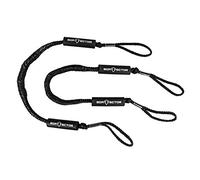 Extreme Max 3006.2355 BoatTector 5’ Bungee Dock Line (5’-7’) - Value 2-Pack