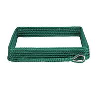 Extreme Max 3006.2645 BoatTector Solid Braid MFP Anchor Line with Thimble - 3/8" x 100', Forest Green