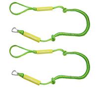 Extreme Max 3006.3108 BoatTector PWC Bungee Dock Line Value 2-Pack - 5', Green/Yellow