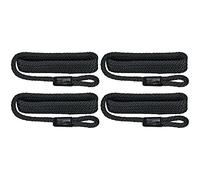 Extreme Max 3006.3363 BoatTector Solid Braid MFP Fender Line Value 4-Pack - 3/8" x 5', Black