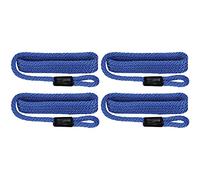 Extreme Max 3006.3369 BoatTector Solid Braid MFP Fender Line Value 4-Pack - 3/8" x 5', Royal Blue