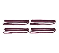 Extreme Max 3006.3392 BoatTector Premium Double Braid Nylon Fender Line Value 4-Pack - 3/8" x 6', Plum