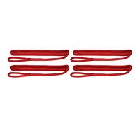 Extreme Max 3006.3395 BoatTector Premium Double Braid Nylon Fender Line Value 4-Pack - 3/8" x 6', Red