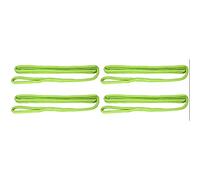 Extreme Max 3006.3405 BoatTector Premium Double Braid Nylon Fender Line Value 4-Pack - 3/8" x 6', Neon Green
