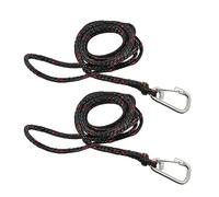 Extreme Max 3006.6779 PWC 7' Dock Line with Stainless Steel Snap Hook - Value 2-Pack