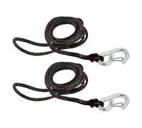 Extreme Max 3006.6803 PWC 9' Dock Line with Zinc-Plated Snap Hook - Value 2-Pack