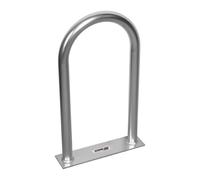 Extreme Max 3006.6904 Universal Aluminum Hand Rail with Base for Pool, Hot Tub, Dock & Deck - 24" H x 13" W