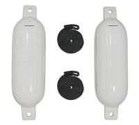 Extreme Max 3006.7372 BoatTector Fender Value 2-Pack, 4.5" x 16" - White