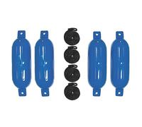 Extreme Max 3006.7495 BoatTector Inflatable Fender Value 4-Pack-6.5" x 22", Blue, 6.5 Inches x 22 Inches