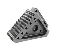 Extreme Max 5001.5772 Heavy-Duty Solid Rubber Wheel Chock with Handle - Each