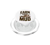 Extreme Mud Run Earn Your Mud OCR Racing PopSockets PopGrip for MagSafe