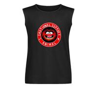 Extreme Noise Terror Band Hardcore Punk Rock Grindcore Death Metal Unisex Sleeveless T-Shirt Printed Tee Graphic Top Men Vest Tank Black Shirt L