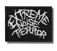 Extreme Noise Terror Patch Badge Embroidered Iron on Applique