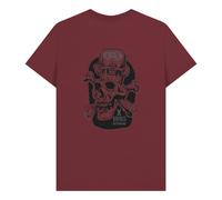 Extreme On The Brain Unisex T-Shirt - Burgundy in Wine | Size: Large Extreme Wine L