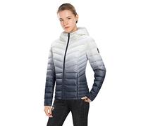 Extreme Pop Down jacket for women in Pure White Goose Down Hooded ladies Jacket 6 Colours XS-XL UK Brand (S, Black 8)