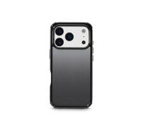 Extreme Protect Mobile Phone Case for Apple iPhone 17 Pro (Bumper D3O Licensed, Shockproof, Drop-Proof and Shatterproof, Case for Inductive Charging, Colour Gradient) Black