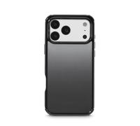 Extreme Protect Mobile Phone Case for Apple iPhone 17 Pro Max (Bumper D3O Licensed, Shockproof, Drop-Proof and Shatterproof, Case for Inductive Charging, Colour Gradient) Black
