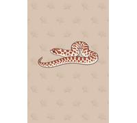 Extreme Red Western Hognose Snake Notebook 6" x 9" - 120 College-Ruled Pages / 60 Sheets - The Perfect Gift For Any Snake Owner / Reptile Lover