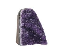 Extreme Rocks & Fossils Amethyst Cluster - 2.5 to 3 lb. Cluster with Polished Edges. Powerful, Deep Purple Crystals. Geode from Uruguay