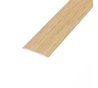 eXtreme Self Adhesive Flat Threshold Strip | 3ft Stick-Down Transition Strip for Laminate, Tile, Wood, and Lino Flooring | Waterproof, Dirt-Resistant, and Sturdy Door Threshold Bar - Natural Oak